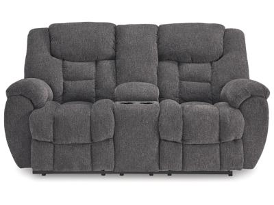 Signature Design by Ashley Foreside Reclining Loveseat with Console - 3810494C