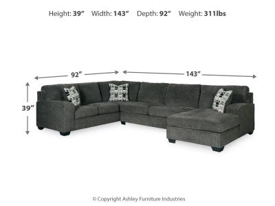 Signature Design by Ashley Ballinasloe 3-Piece Sectional with Chaise - 80703S2