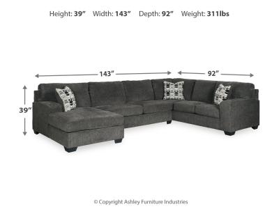 Signature Design by Ashley Ballinasloe 3-Piece Sectional with Chaise - 80703S1