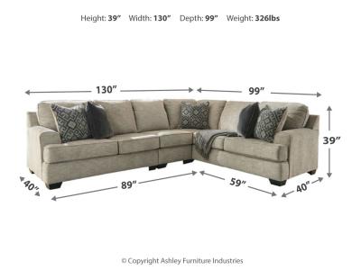 Signature Design by Ashley Bovarian 3-Piece Sectional - 56103S2