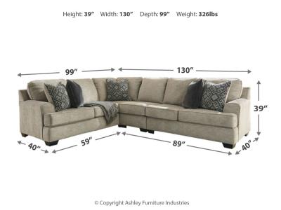 Signature Design by Ashley Bovarian 3-Piece Sectional - 56103S4