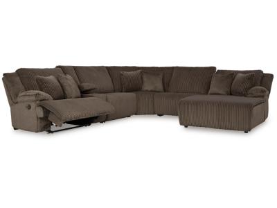 Signature Design by Ashley Top Tier 6-Piece Reclining Sectional with Chaise - 92705S1