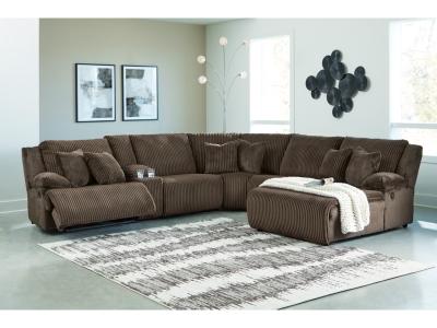 Signature Design by Ashley Top Tier 6-Piece Reclining Sectional with Chaise - 92705S1