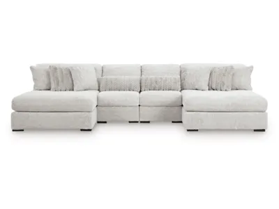 Signature Design by Ashley Cuddle Plush 4-Piece Sectional with Chaise - PC59106S4