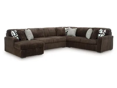 Signature Design by Ashley Midnight-Madness 4-Piece Sectional with Chaise - 98104S4