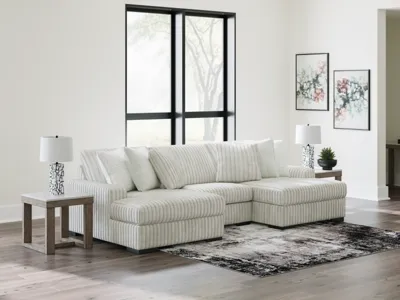 Signature Design by Ashley Stupendous 3-Piece Sectional with Double Chaise - 25903S4