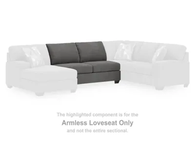 Signature Design by Ashley Newellen Armless Loveseat - 4840534