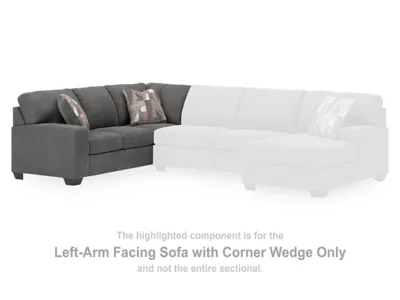 Signature Design by Ashley Newellen Left-Arm Facing Sofa with Corner Wedge - 4840548