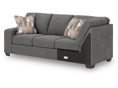 Signature Design by Ashley Newellen Left-Arm Facing Sofa with Corner Wedge - 4840548