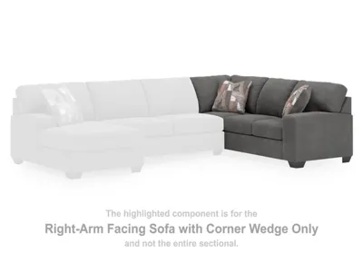 Signature Design by Ashley Newellen Right-Arm Facing Sofa with Corner Wedge - 4840549