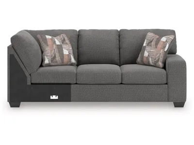 Signature Design by Ashley Newellen Right-Arm Facing Sofa with Corner Wedge - 4840549