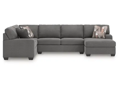 Signature Design by Ashley Newellen 3-Piece Sectional with Chaise - 48405S2