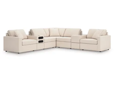 Signature Design by Ashley Modmax 7-Piece Balanced Sectional with Audio and Storage Consoles - 92103S69