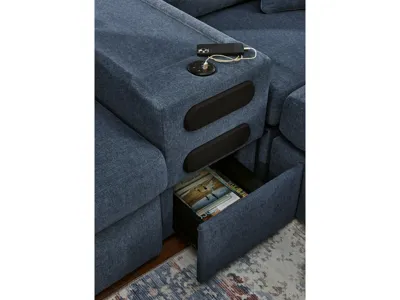 Signature Design by Ashley Modmax 7-Piece Sectional with Audio Console - 92121S75