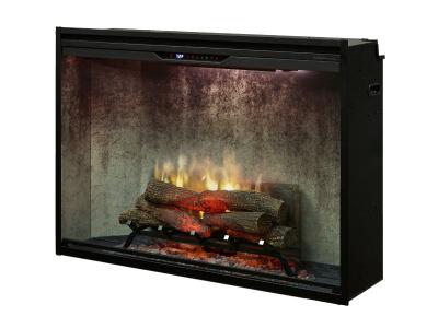 42" Revillusion Built-In Firebox in Weathered Concrete - REV42-WC