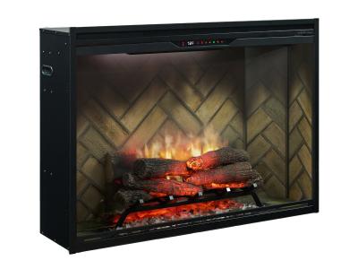 42" Dimplex Revillusion Built-in Electric Firebox in Herringbone - REV42-HB