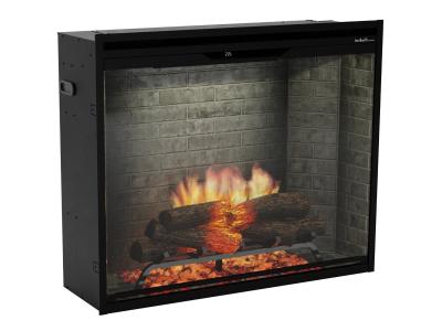 36" Dimplex Revillusion Portrait Built-in Electric Firebox in Neutral Brick - REV36P-NB