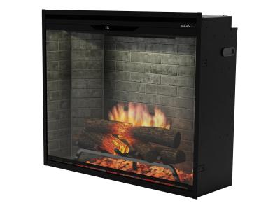 36" Dimplex Revillusion Portrait Built-in Electric Firebox in Neutral Brick - REV36P-NB