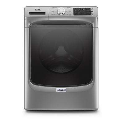 27" Maytag 5.5 Cu. Ft. Front Load Washer 7.3 Cu. Ft. Electric Dryer and Stacking Kit - W10869845-MHW6630HC-YMED6630HC