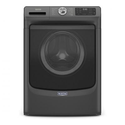 27" Maytag 5.5 Cu. Ft. Front Load Washer  7.3 Cu. Ft. Dryer and Stacking Kit - W10869845-MHW6630MBK-YMED6630MBK