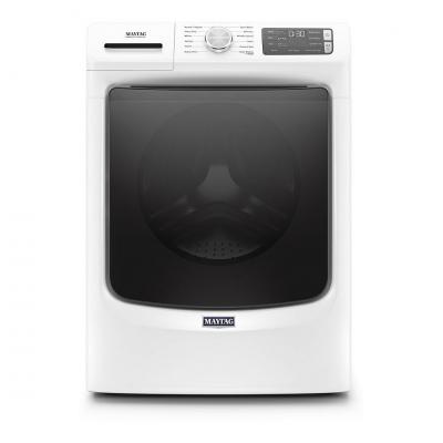 27" Maytag 5.5 Cu. Ft. Front Load Washer And 7.3 Cu. Ft. Front Load Gas Dryer and Stacking Kit - W10869845-MHW6630HW-MGD6630HW