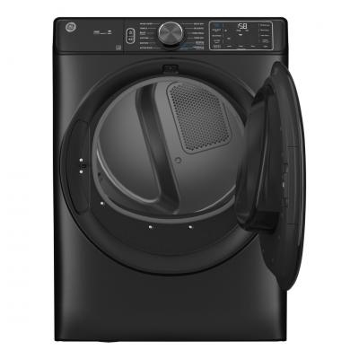 28" GE 5.8 Cu. Ft. Smart Front Load Washer and 7.8 Cu. Ft. Electric Dryer - GFW655SPVDS-GFD65ESMVDS