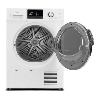 24" Midea 3.1 Cu. Ft. Front Load Washer and 4.4 Cu. Ft. Ventless Heat Pump Dryer - MLH27N5AWWC-MLE27N5AWWC