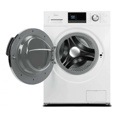 24" Midea 3.1 Cu. Ft. Front Load Washer and 4.4 Cu. Ft. Ventless Heat Pump Dryer - MLH27N5AWWC-MLE27N5AWWC