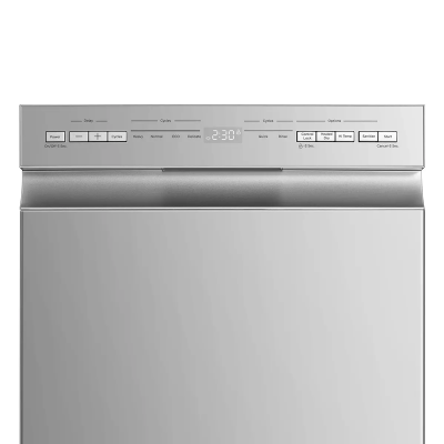 18" Midea Built-In Front Control Dishwasher in Stainless Steel - MDF18A1AST