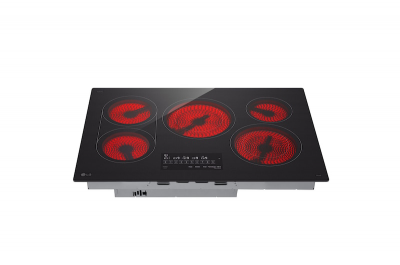 30" LG Smart Electric Cooktop with 5 Burners - CBEW3017BE