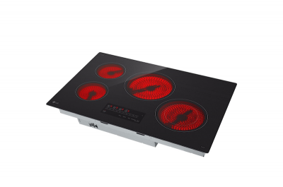 30" LG Smart Electric Cooktop with 4 Burners - CBEW3013BE