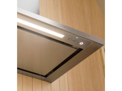 36" Monogram Island Pyramid Chimney Vent Hood with Air Quality Sensors - ZVIS361SRSS