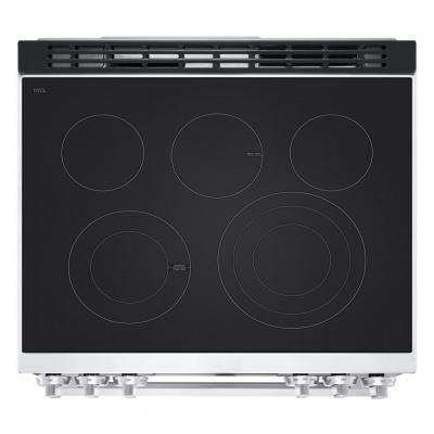 30" LG 6.3 Cu. Ft. Smart Electric Slide-in Range with InstaView ProBake Convection and Air Fry - LSEL6335XE