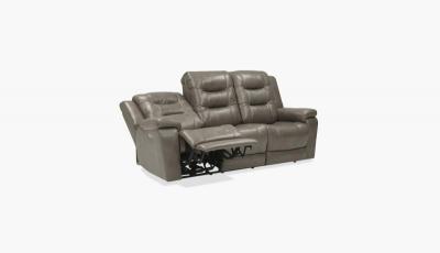 Palliser Power Reclining Sofa with Headrest and Lumbar - Leighton Sofa