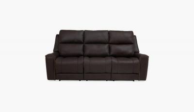 Palliser Power Reclining Sofa with Headrest and Lumbar - Hastings Sofa