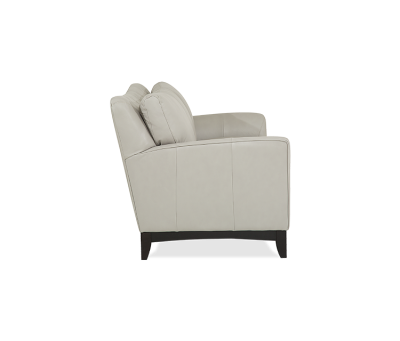 Palliser India Leather Sofa with Luxe Curved Back - ﻿77287-01
