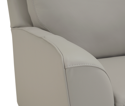 Palliser India Leather Sofa with Luxe Curved Back - ﻿77287-01