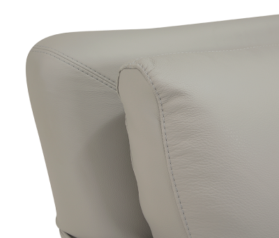 Palliser India Leather Sofa with Luxe Curved Back - ﻿77287-01