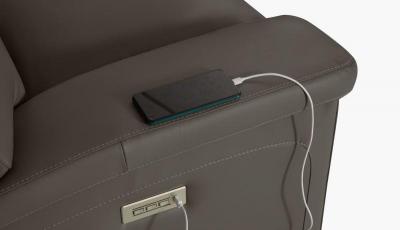 Palliser Leo Power Reclining Sofa with Power Headrest - Leo Sofa