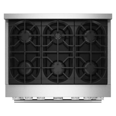 36" KitchenAid 6 Burner Commercial-Style Gas Range - KFGS936SSS