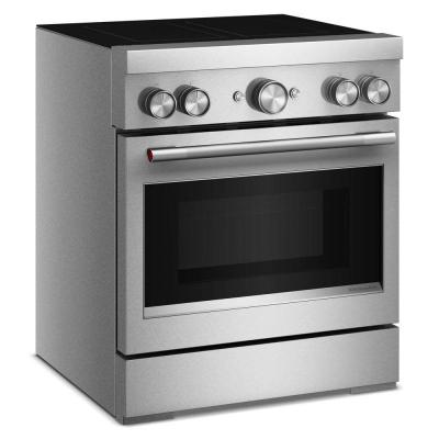30" KitchenAid 4-Element Induction Freestanding Commercial-Style Range - KFIS930SSS