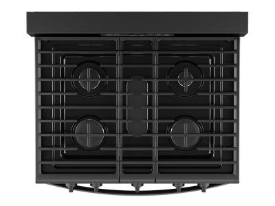 30" Whirlpool Gas Range with Air Cooking Technology and Steam Clean - WFGS4530SB