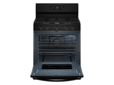 30" Whirlpool Gas Range with Air Cooking Technology and Steam Clean - WFGS4530SB