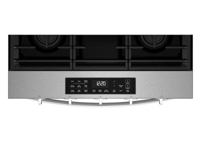 30" Whirlpool 5 Cu. Ft. Gas Range with Air Cooking Technology - WSGS5030SZ