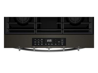 30" Whirlpool 5 Cu. Ft. Gas Range with Air Cooking Technology - WSGS5030SV