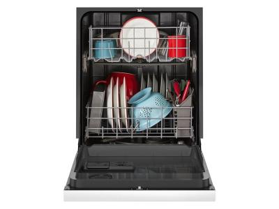 24" Amana Built-In Tall Tub Dishwasher in White - ADFS2524RW