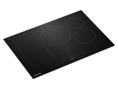 30" Kitchenaid Temp Cook Induction Cooktop with 5 Cooking Zones - KCIT730SBL