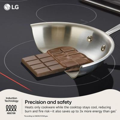 30" LG Smart Induction Slide-In Range with InstaView - LSIL6336XE