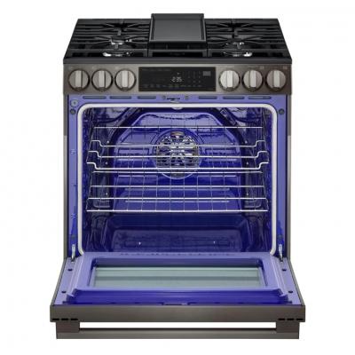 30" LG 6.3 Cu. Ft. Smart Gas Slide-In Range with ProBake Convection InstaView and Air Fry - LSGL6335Z