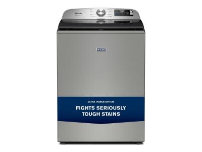 27" Maytag 6.0 Cu. Ft. Top Load Agitator Washer with Extra Power and Smart Appliance - MTW6205RR